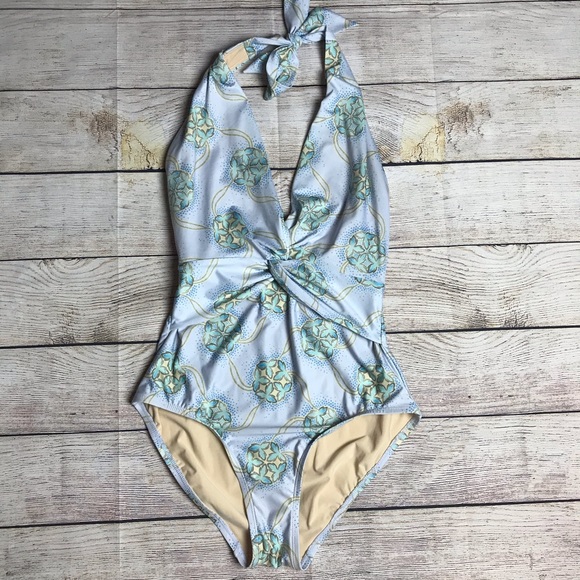 Anthropologie Other - Anthro alihop twist front swimsuit medium x6